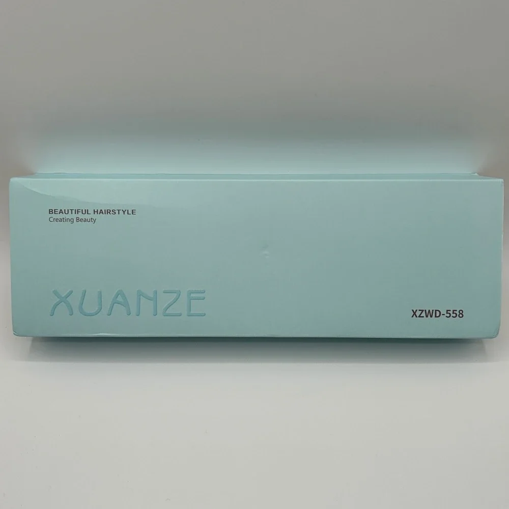 Xuanze XZWD-558 Hair Straightener Brush Purple Ceramic Heated Styling Tool NEW